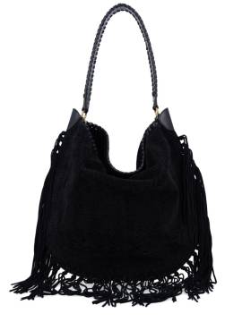 ISABEL MARANT Oskan Hobo Tote Bag mit Fransen - Schwarz von ISABEL MARANT