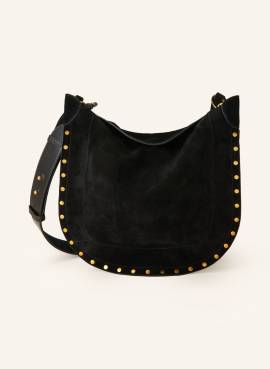 Isabel Marant Hobo-Bag Oskan Mit Pouch Und Nieten schwarz von Isabel marant