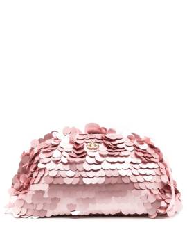 Isla Clutch mit Pailletten - Rosa von Isla