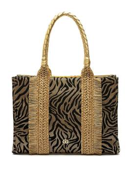 Isla Luca Tote Bag mit Leoparden-Print - Schwarz von Isla