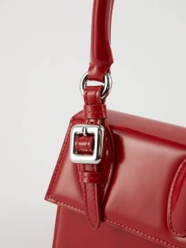 JACQUEMUS - Handtasche 'Le Chiquito Moyen Boucle' Rot von JACQUEMUS
