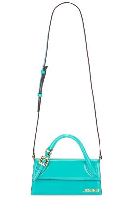 JACQUEMUS TASCHE LE CHIQUITO LONG BOUCLE in Türkis - Blue. Size all. von JACQUEMUS