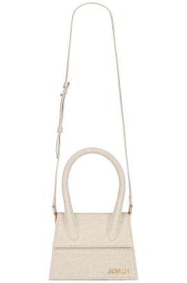 JACQUEMUS TASCHE LE CHIQUITO MOY in Light Greige - Grey. Size all. von JACQUEMUS
