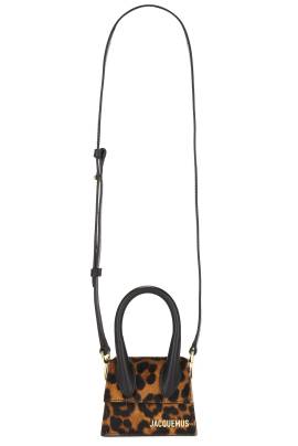 JACQUEMUS TASCHE LE CHIQUITO in Leopard Brown - Brown. Size all. von JACQUEMUS