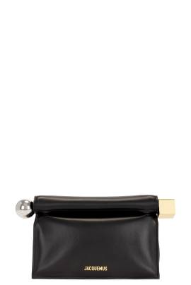 JACQUEMUS TASCHE LE POCHETTE ROND CARRE in Schwarz - Black. Size all. von JACQUEMUS