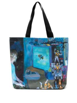 JW Anderson Tote Bag mit Computer-Print - Schwarz von JW Anderson