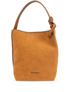 JW Anderson Corner Beuteltasche aus Canvas - Braun von JW Anderson