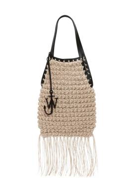 JW Anderson Gestrickte Handtasche - Nude von JW Anderson