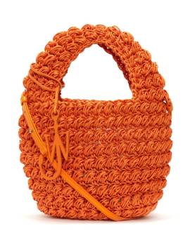 JW Anderson Handtasche im Korb-Design - Orange von JW Anderson