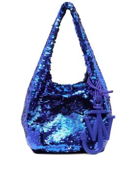 JW Anderson Mini Shopper mit Pailletten - Blau von JW Anderson