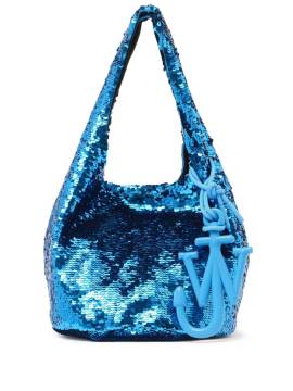 JW Anderson Mini Handtasche mit Pailletten - Blau von JW Anderson