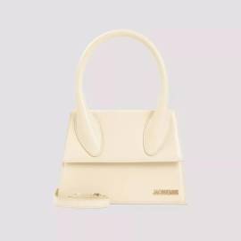 Jacquemus Crossbody Bags - Ivory White Cow Leather Le Grand Chiquito Handbag - Gr. unisize - in Beige - für Damen von Jacquemus