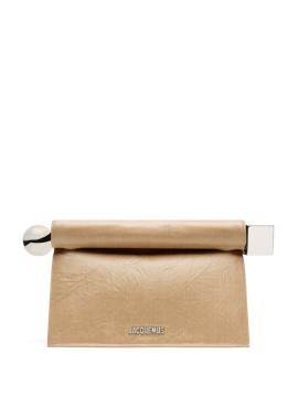 Jacquemus La Pochette Rond Clutch - Nude von Jacquemus