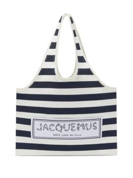 Jacquemus Le Tote Tasche mit Logo-Print - Multi-navy von Jacquemus