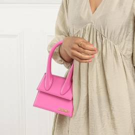 Jacquemus Tote - Le Chiquito Moyen Top Handle Bag Leather - Gr. unisize - in Rosa - für Damen von Jacquemus