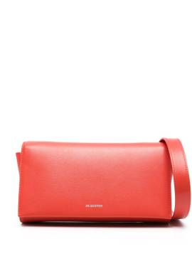 Jil Sander Clutch mit Logo-Stempel - Rot von Jil Sander