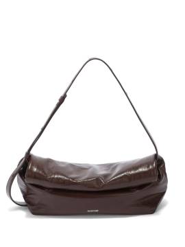 Jil Sander Kleine Rollup Schultertasche - Braun von Jil Sander