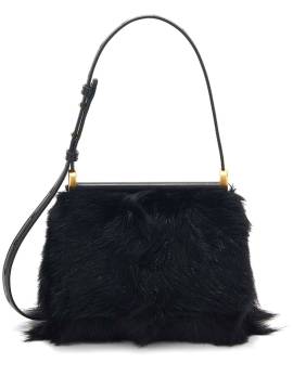 Jil Sander Mini Ghost Schultertasche mit Besatz - Schwarz von Jil Sander