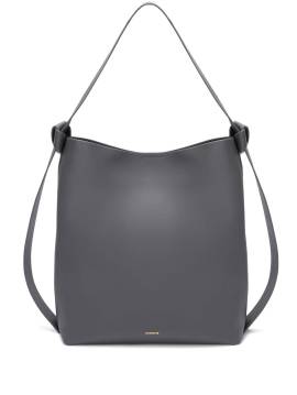 Jil Sander Mittelgroße Knot Schultertasche - Grau von Jil Sander