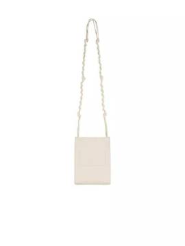 Jil Sander Shopper - Tangle' Ivory Leather Crossbody Bag - Gr. unisize - in Beige - für Damen von Jil Sander