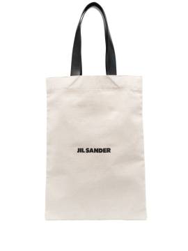 Jil Sander Shopper mit Logo-Print - Weiß von Jil Sander