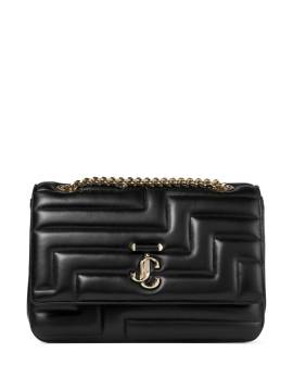 Jimmy Choo Avenue Soft Matelassé-Schultertasche - Schwarz von Jimmy Choo