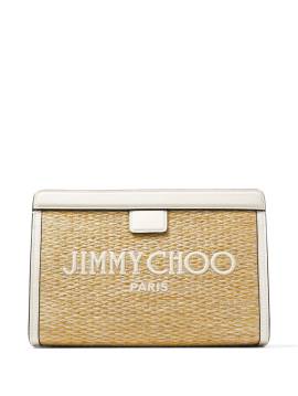 Jimmy Choo Avenue Clutch - Nude von Jimmy Choo