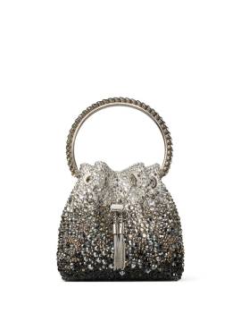 Jimmy Choo Bon Bon Schultertasche mit Kristallverzierung - Schwarz von Jimmy Choo