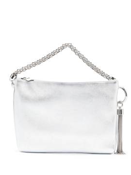 Jimmy Choo 'Callie' Clutch mit Quaste - Grau von Jimmy Choo