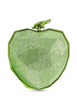 Jimmy Choo Faceted Heart clutch bag - Grün von Jimmy Choo