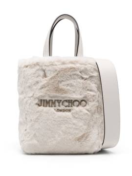 Jimmy Choo Kleine Lenny North-South Tote Bag - Weiß von Jimmy Choo