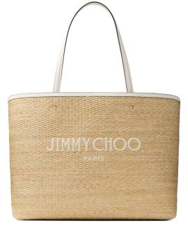 Jimmy Choo Marli Shopper aus Bast - Nude von Jimmy Choo