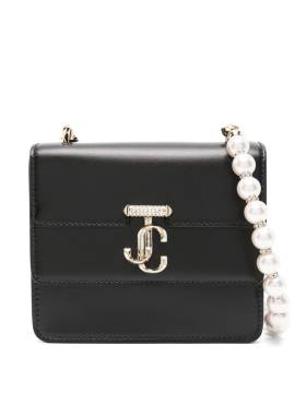 Jimmy Choo Mini Avenue Quad Schultertasche - Schwarz von Jimmy Choo