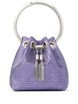 Jimmy Choo Micro Bon Bon Beuteltasche - Violett von Jimmy Choo