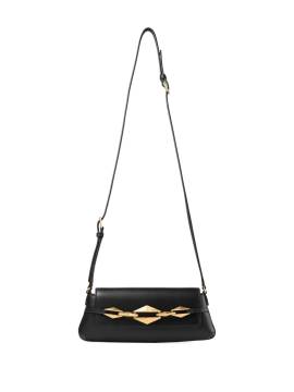 Jimmy Choo Kleine Diamond East-West Schultertasche - Schwarz von Jimmy Choo