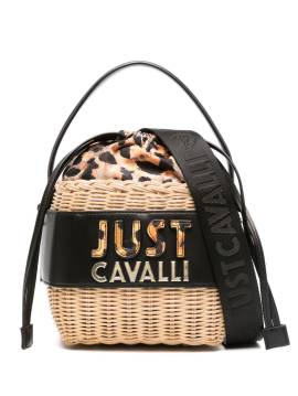 Just Cavalli Beuteltasche mit Logo-Prägung - Nude von Just Cavalli