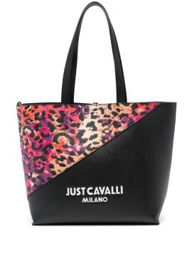 Just Cavalli Handtasche in Colour-Block-Optik - Schwarz von Just Cavalli