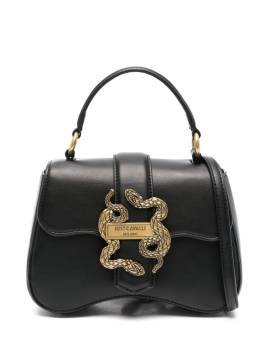 Just Cavalli Handtasche mit Logo-Schnalle - Schwarz von Just Cavalli