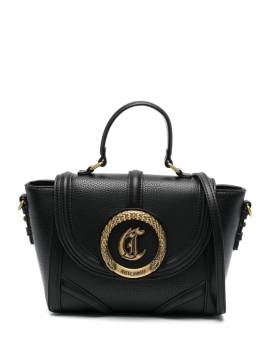 Just Cavalli Handtasche mit Schlangenapplikation - Schwarz von Just Cavalli