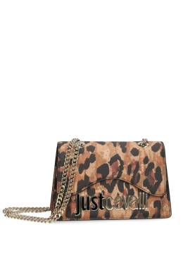 Just Cavalli Schultertasche mit Leoparden-Print - Braun von Just Cavalli