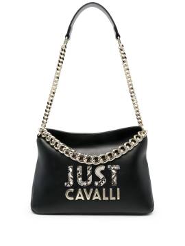 Just Cavalli Shopper mit Logo - Schwarz von Just Cavalli