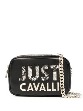 Just Cavalli Umhängetasche mit Logo - Schwarz von Just Cavalli