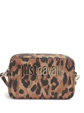 Just Cavalli Umhängetasche mit Leoparden-Print - Braun von Just Cavalli