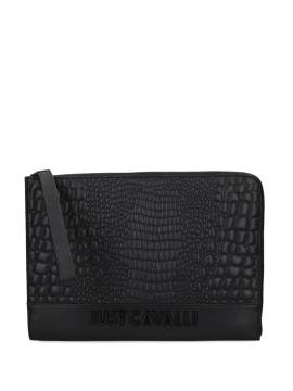 Just Cavalli Laptoptasche mit Logo - Schwarz von Just Cavalli