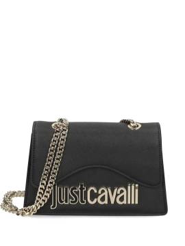 Just Cavalli Schultertasche mit Kettenriemen - Schwarz von Just Cavalli