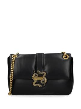 Just Cavalli Schultertasche mit Logo-Schild - Schwarz von Just Cavalli