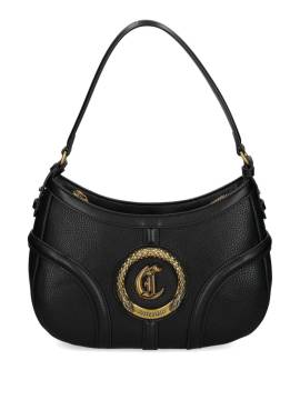 Just Cavalli Schultertasche mit Logo-Schild - Schwarz von Just Cavalli