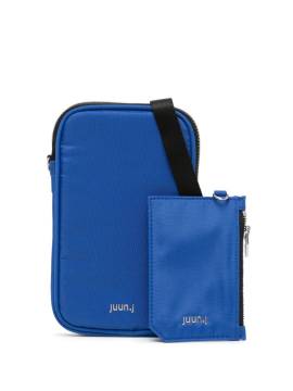 Juun.J Mini Schultertasche mit Logo-Schild - Blau von Juun.J