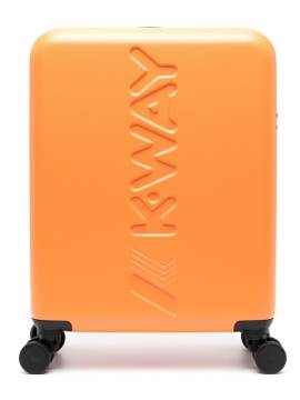 K Way Kids Hartschalenkoffer mit Logo-Prägung - Orange von K Way Kids