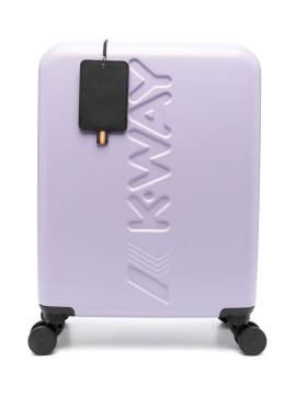 K Way Kids Kleiner Rollkoffer mit Logo-Prägung - Violett von K Way Kids